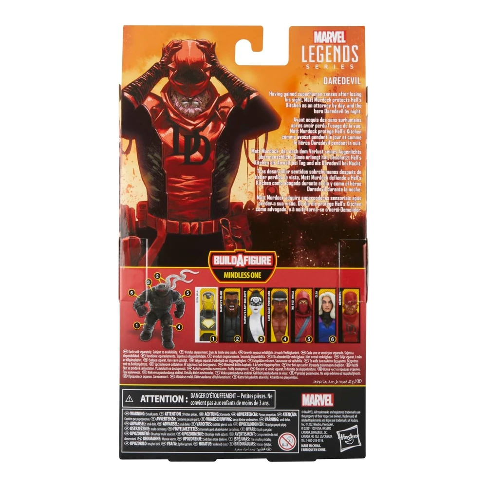 Marvel Hasbro Legends Series Daredevil - Knights Collectible Comics- Figuras de Acción de 6", Figuras de Acción de Leyendas