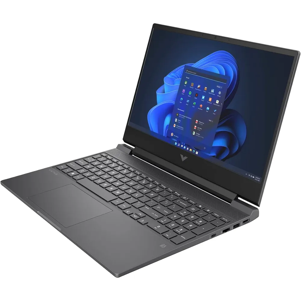 HP Victus 15 Gaming 15.6" FHD 144Hz i5-12450H 16GB RAM 512GB SSD GTX1650 | Negro - Teclado Inglés