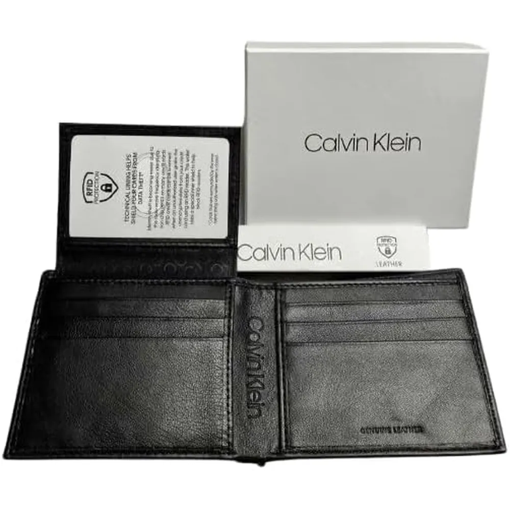 BILLETERA CALVIN KLEIN BIFOLD MONOGRAM NEGRO HOMBRE