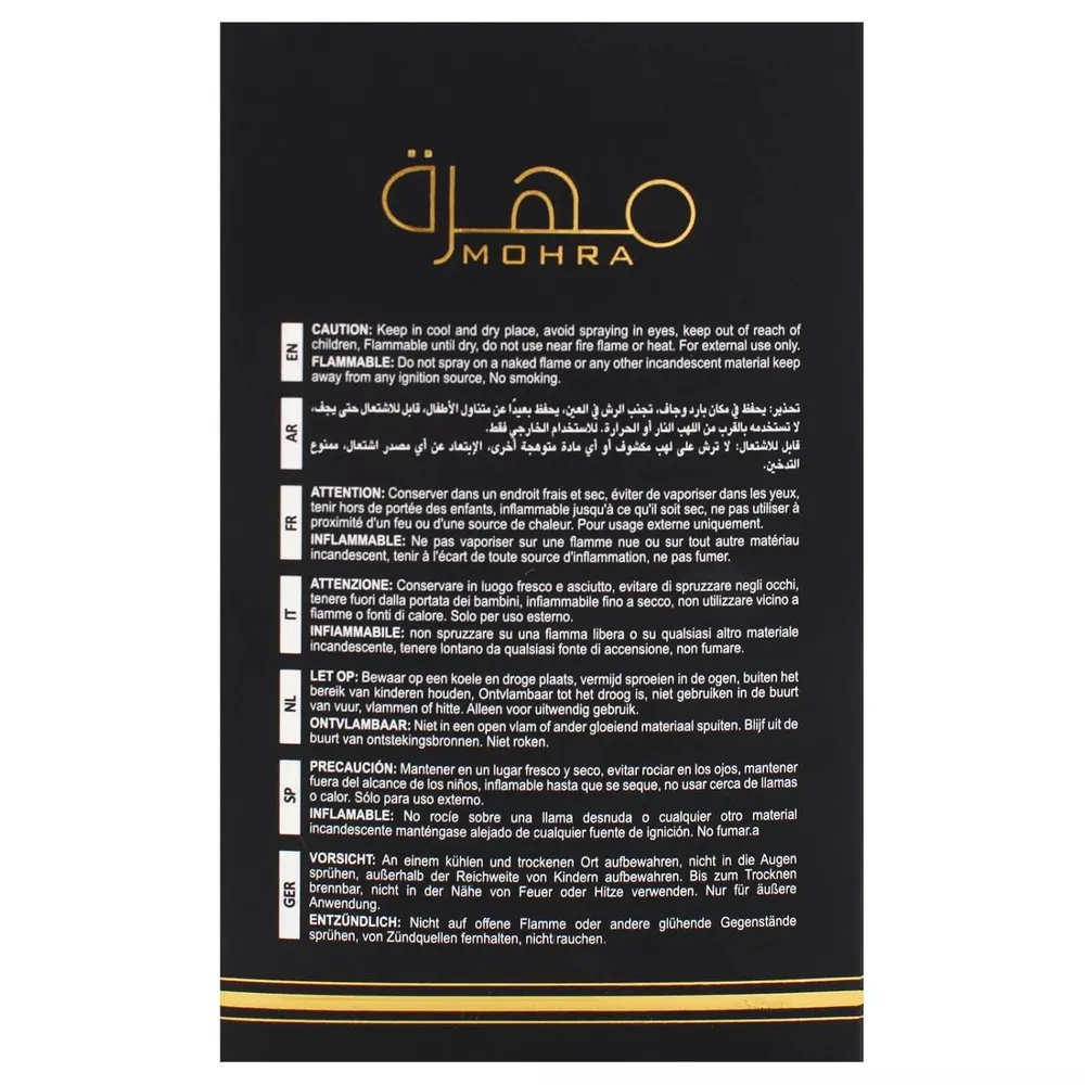 PERFUME LATTAFA MOHRA EDP UNISEX 100 ML