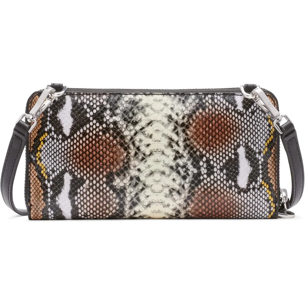 BILLETERA CALVIN KLEIN  CROSSBODY SERPIENTE MUJER