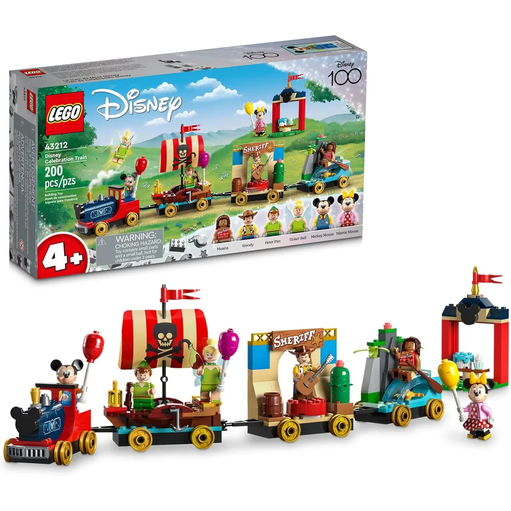 Lego Disney tren de la celebración del centenario set con 6 minifiguras clásicas