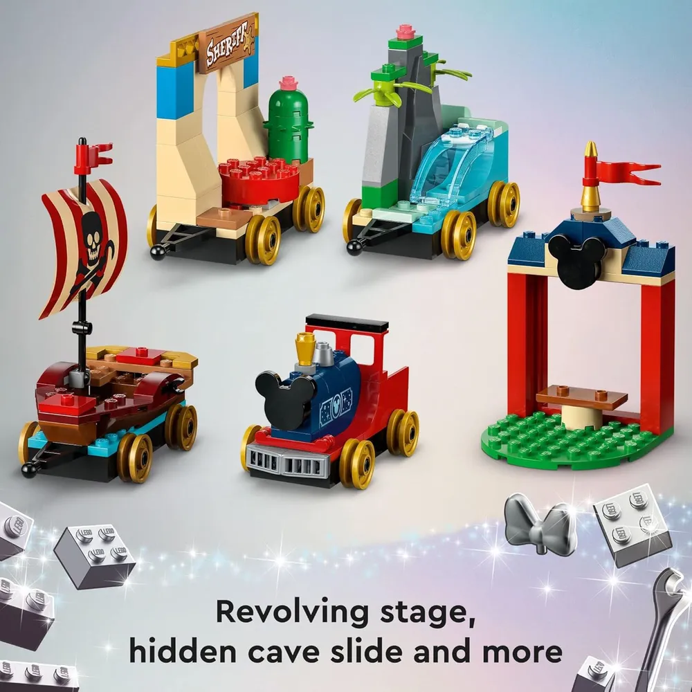 Lego Disney tren de la celebración del centenario set con 6 minifiguras clásicas