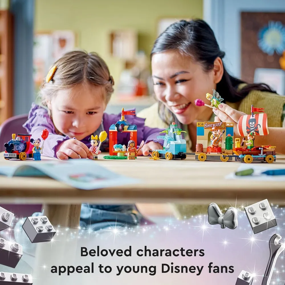 Lego Disney tren de la celebración del centenario set con 6 minifiguras clásicas