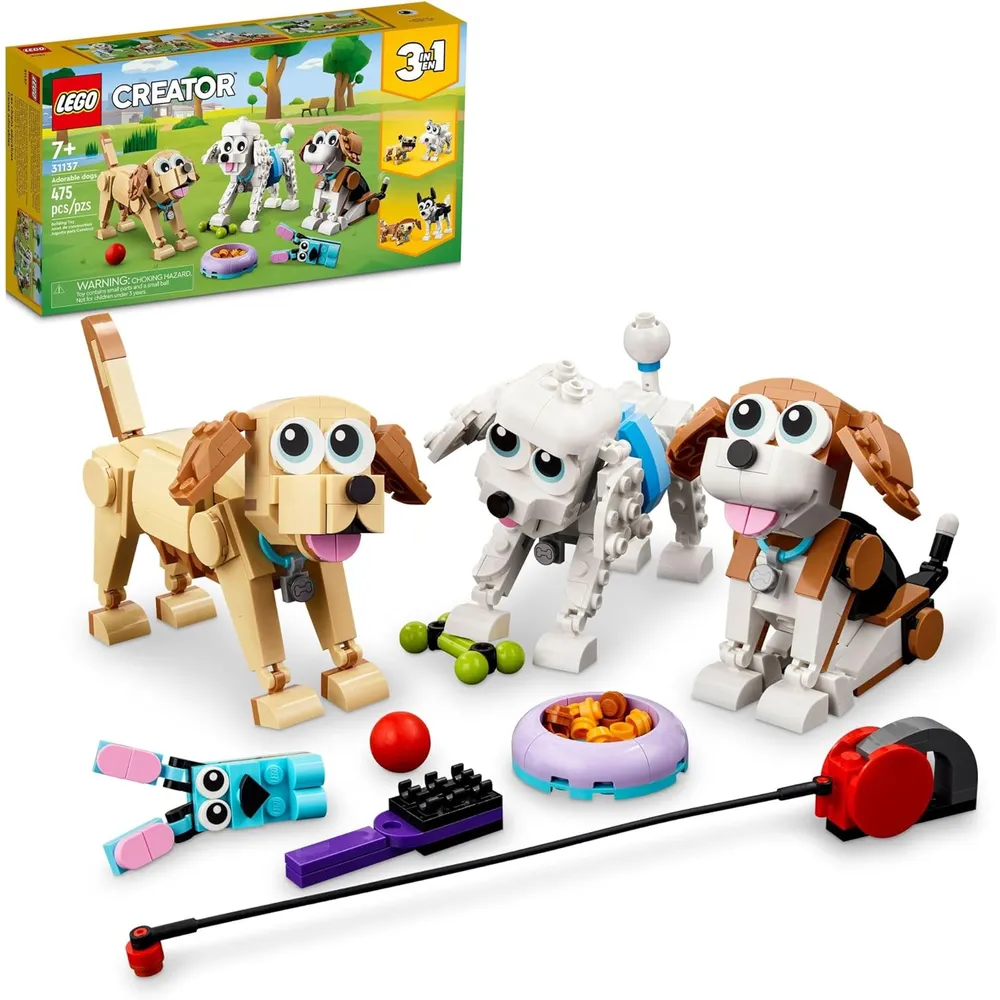 LEGO CREATOR 3 EN 1 ADORABLES PERROS