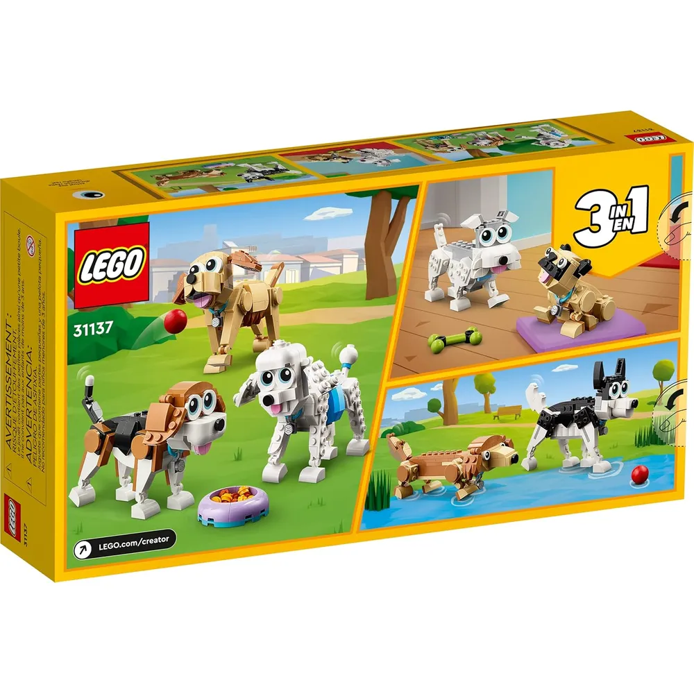 LEGO CREATOR 3 EN 1 ADORABLES PERROS