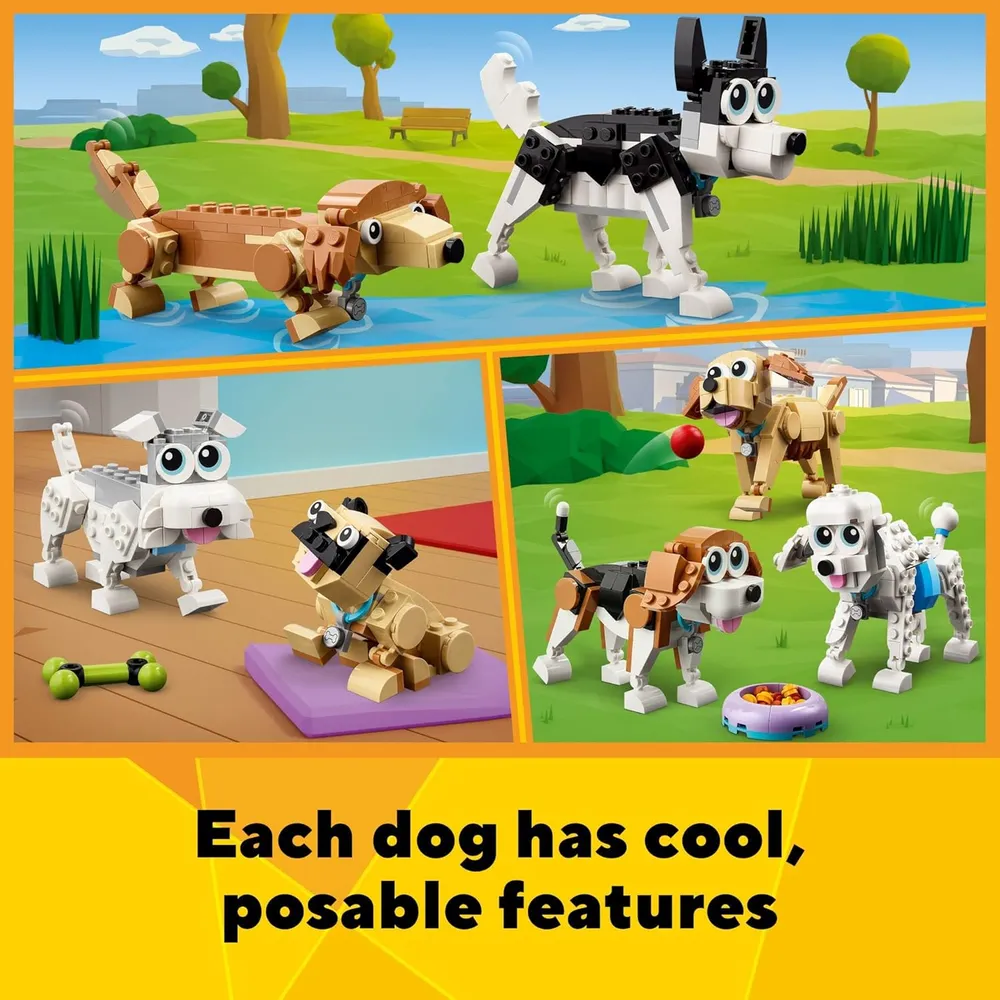 LEGO CREATOR 3 EN 1 ADORABLES PERROS