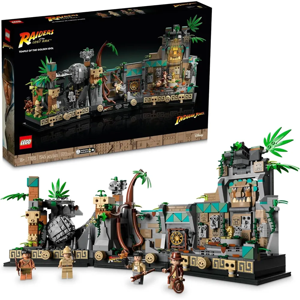 Lego Indiana Jones templo del ídolo dorado set de construcción para adultos fans