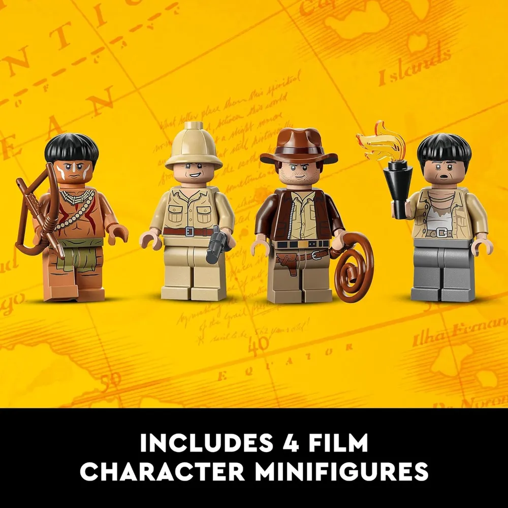 Lego Indiana Jones templo del ídolo dorado set de construcción para adultos fans