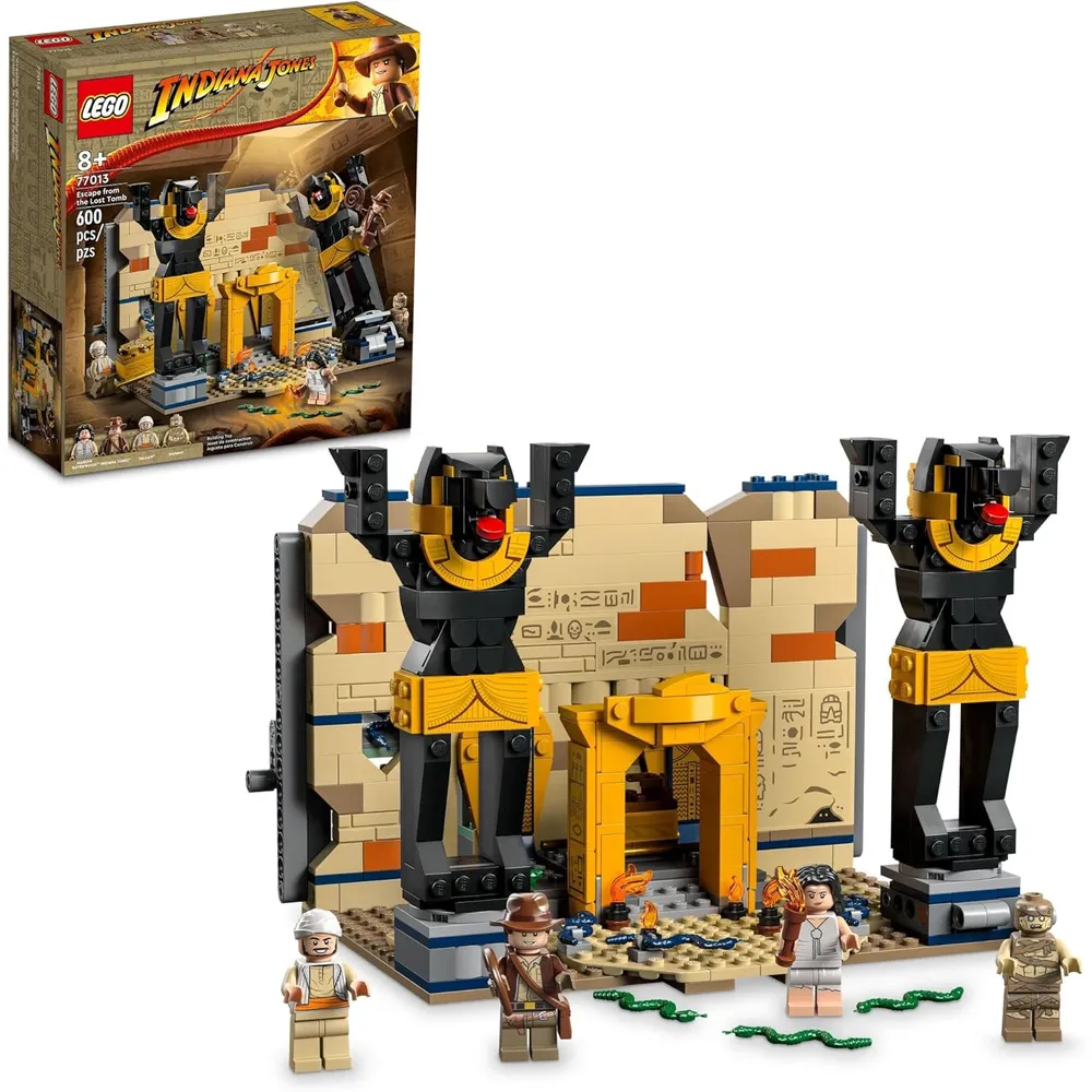 Lego Indiana Jones escape de la tumba perdida set con momia y minifigura