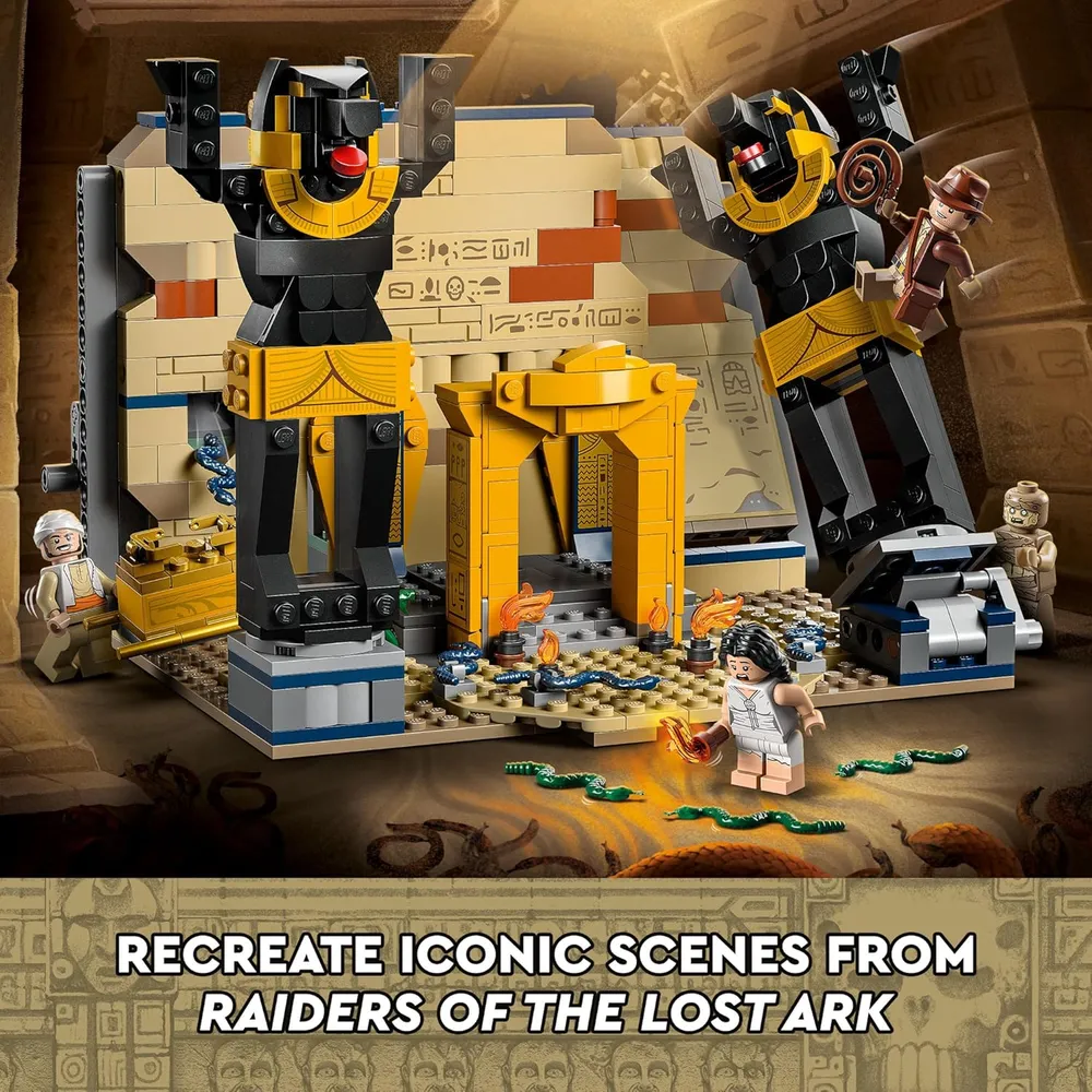 Lego Indiana Jones escape de la tumba perdida set con momia y minifigura