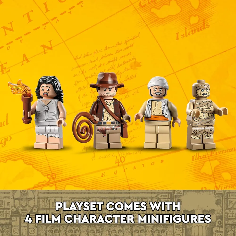 Lego Indiana Jones escape de la tumba perdida set con momia y minifigura