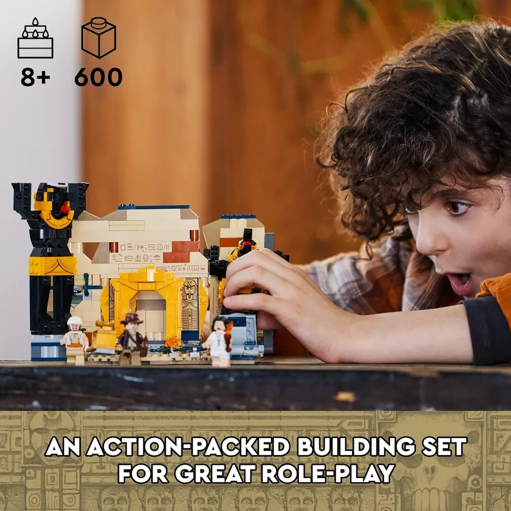 Lego Indiana Jones escape de la tumba perdida set con momia y minifigura