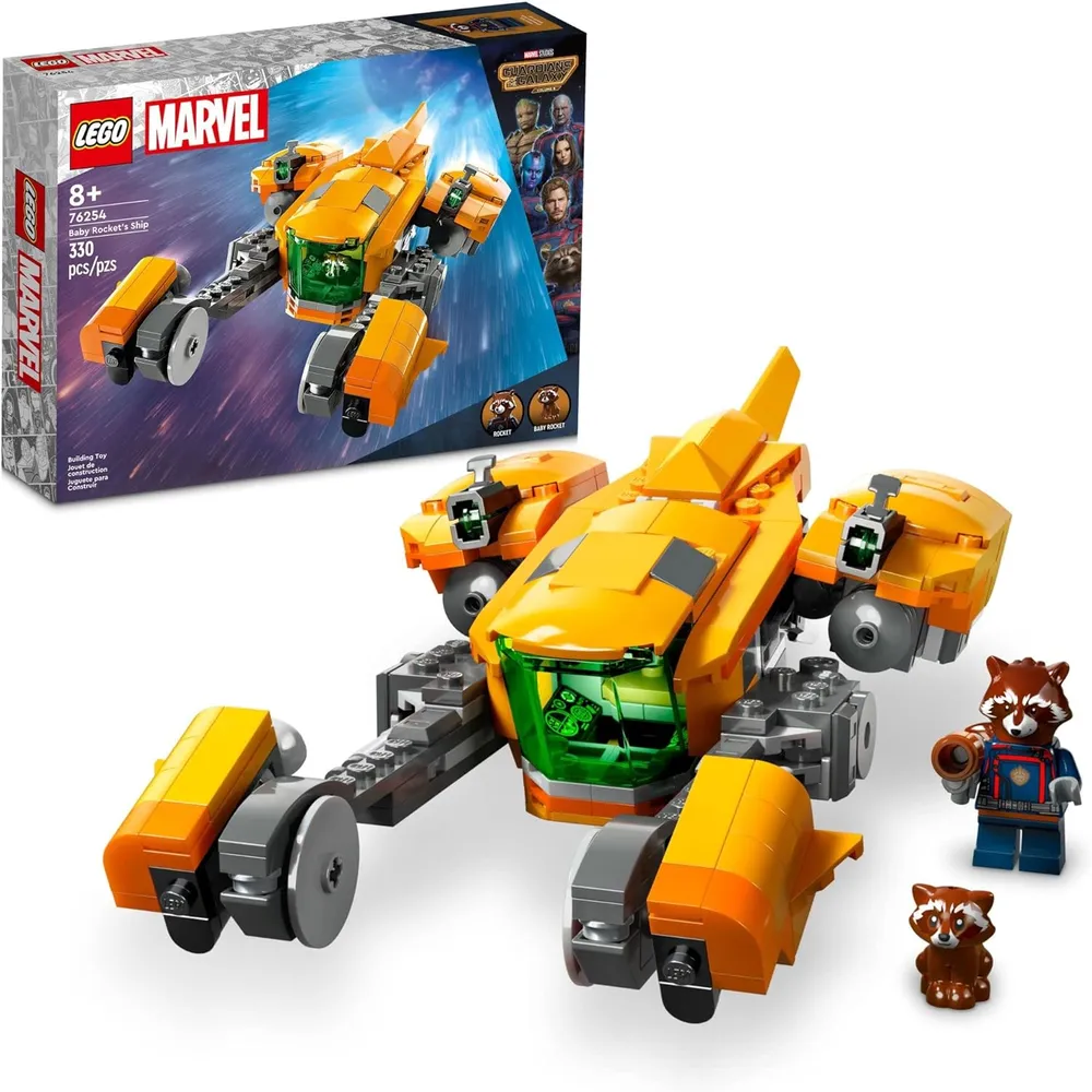 Lego Marvel nave espacial de Rocket Raccoon set de Guardianes de la Galaxia