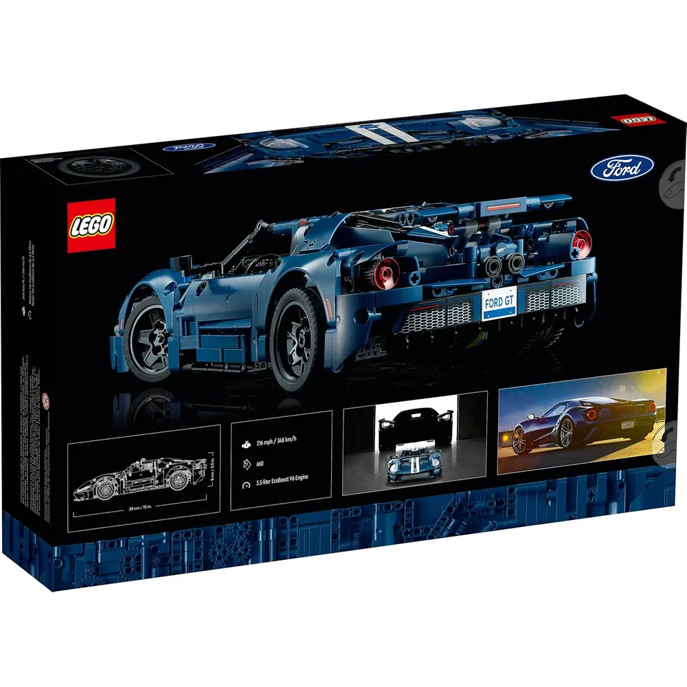 Lego Technic Ford GT 2022 set de coche deportivo a escala coleccionable