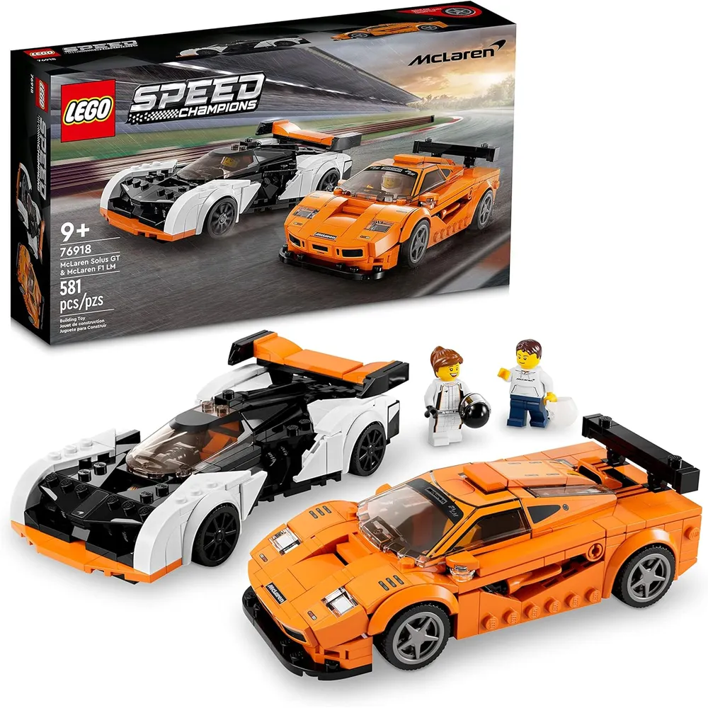 Lego Speed Champions McLaren Solus GT y F1 LM set de coches de carreras