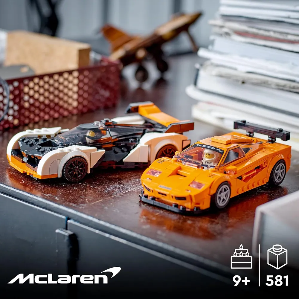 Lego Speed Champions McLaren Solus GT y F1 LM set de coches de carreras