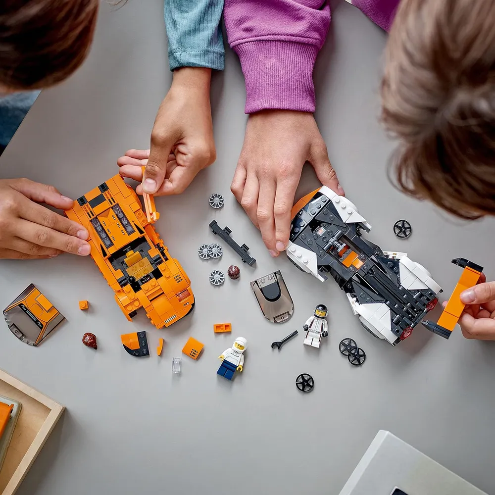 Lego Speed Champions McLaren Solus GT y F1 LM set de coches de carreras