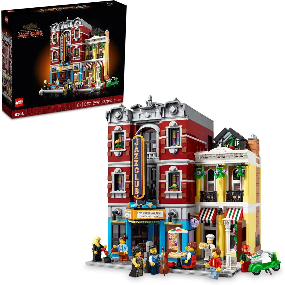 LEGO ICONS CLUB DE JAZZ SET DE CONSTRUCCIÓN CON MINIFIGURAS