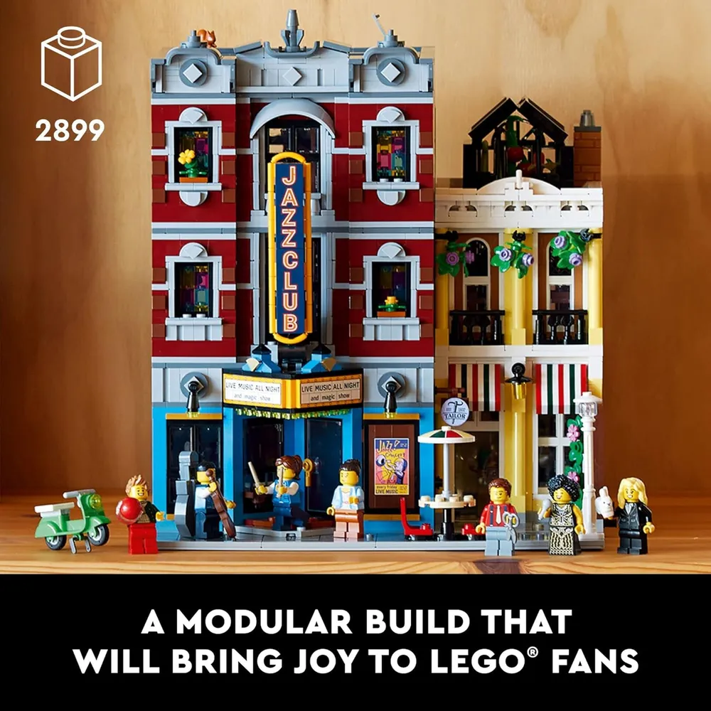 LEGO ICONS CLUB DE JAZZ SET DE CONSTRUCCIÓN CON MINIFIGURAS