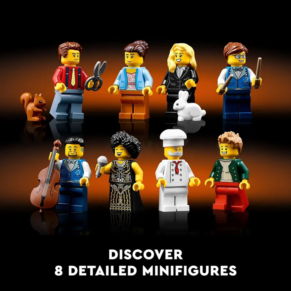 LEGO ICONS CLUB DE JAZZ SET DE CONSTRUCCIÓN CON MINIFIGURAS