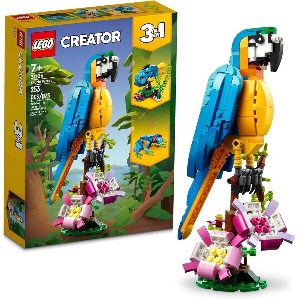 LEGO CREATOR 3 EN 1 LORO EXÓTICO