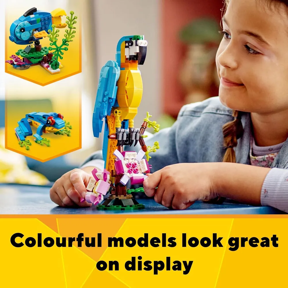 LEGO CREATOR 3 EN 1 LORO EXÓTICO