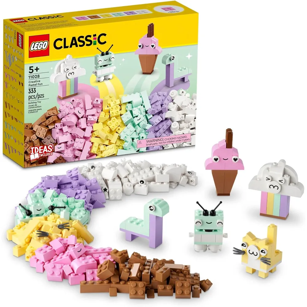 Lego Classic caja creativa pastel set de bloques para construir y aprender