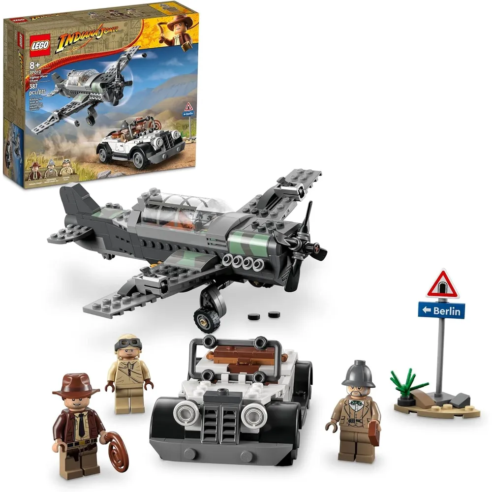 LEGO INDIANA JONES PERSECUCIÓN EN AVIÓN CON MINIFIGURAS