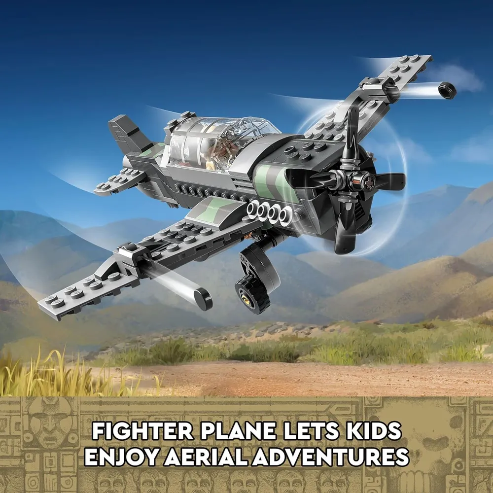 LEGO INDIANA JONES PERSECUCIÓN EN AVIÓN CON MINIFIGURAS