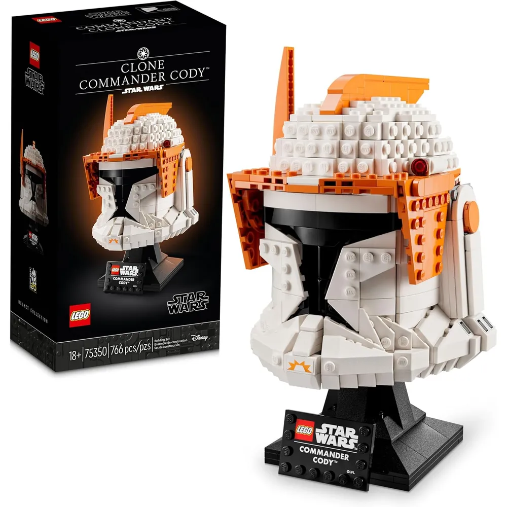 Lego Star Wars casco del Comandante Cody set coleccionable de exhibición