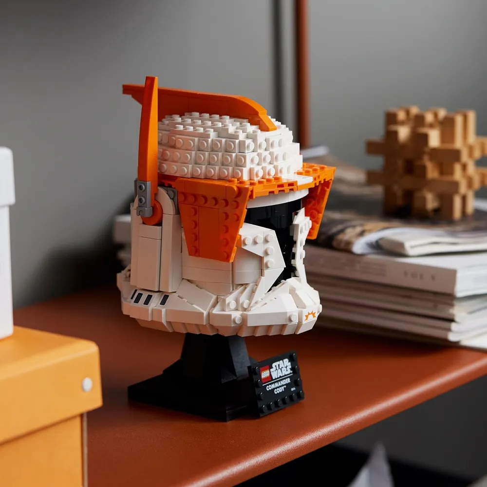 Lego Star Wars casco del Comandante Cody set coleccionable de exhibición