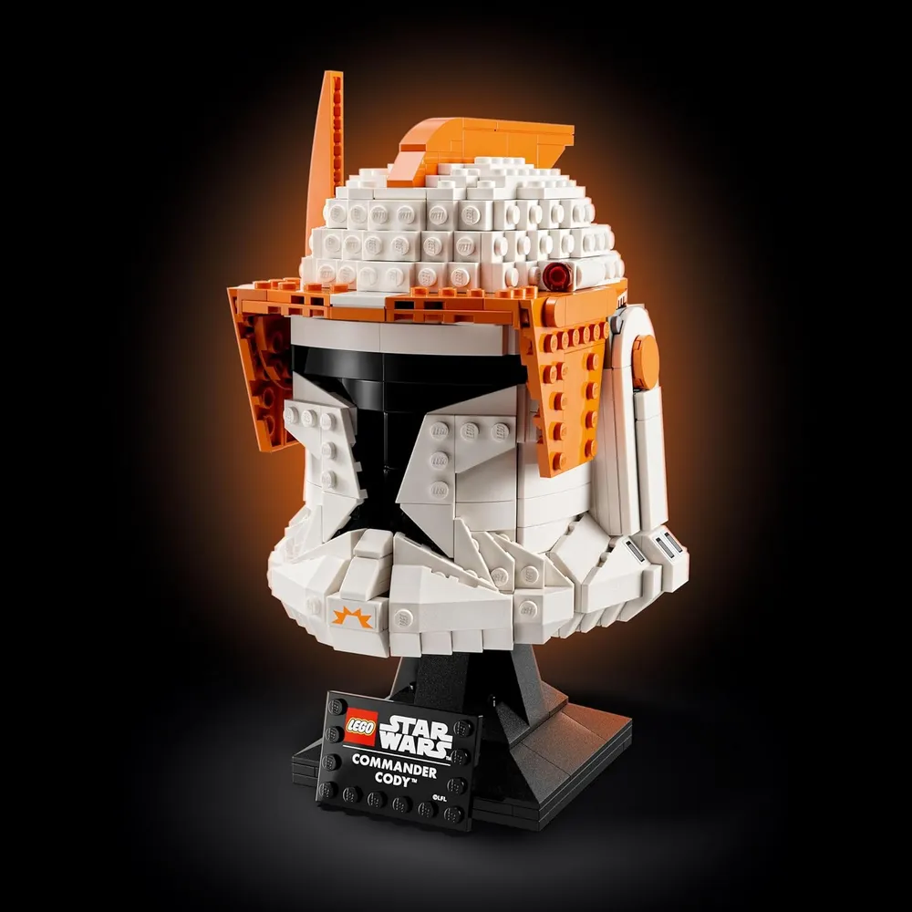 Lego Star Wars casco del Comandante Cody set coleccionable de exhibición