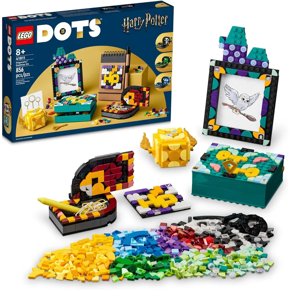 Lego Dots escritorio Hogwarts set creativo de manualidades Harry Potter