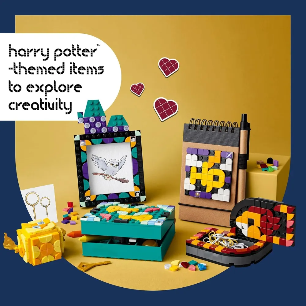 Lego Dots escritorio Hogwarts set creativo de manualidades Harry Potter