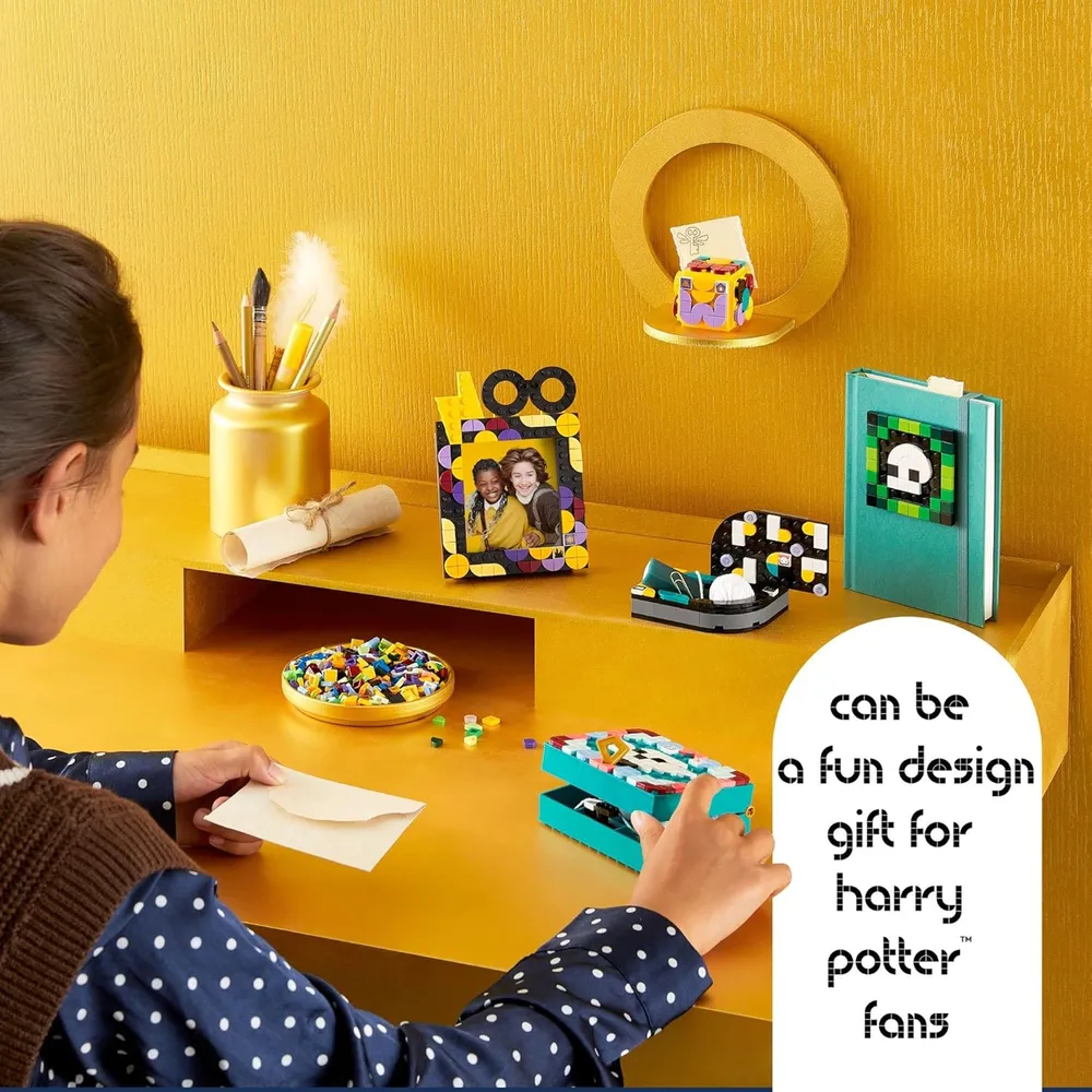 Lego Dots escritorio Hogwarts set creativo de manualidades Harry Potter