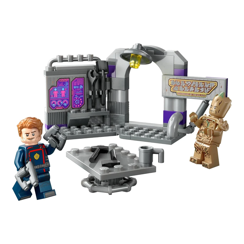 Lego Marvel Guardians Of The Galaxy Headquarters 76253 - Juguetes de Construcción de Superhéroes, Con Minifiguras Groot y Star-Lord