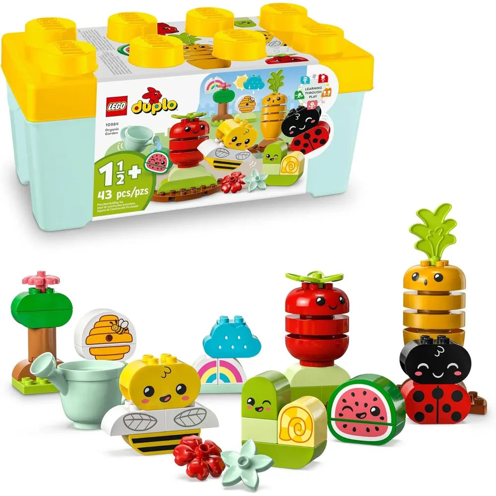 Lego Duplo mi primer jardín orgánico set educativo con bloques sensoriales