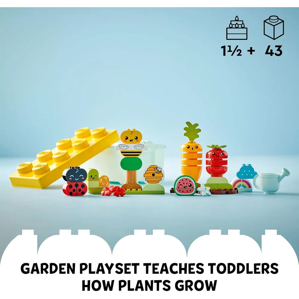 Lego Duplo mi primer jardín orgánico set educativo con bloques sensoriales