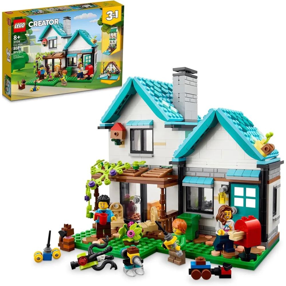 LEGO CREATOR 3 EN 1 CASA ACOGEDORA CON FIGURAS
