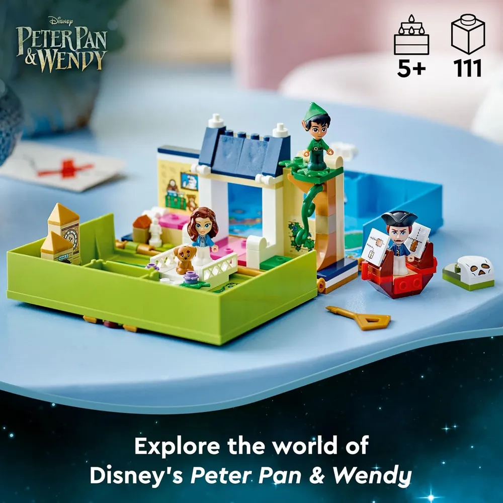 Lego Disney Peter Pan aventura del libro set portátil con barco pirata
