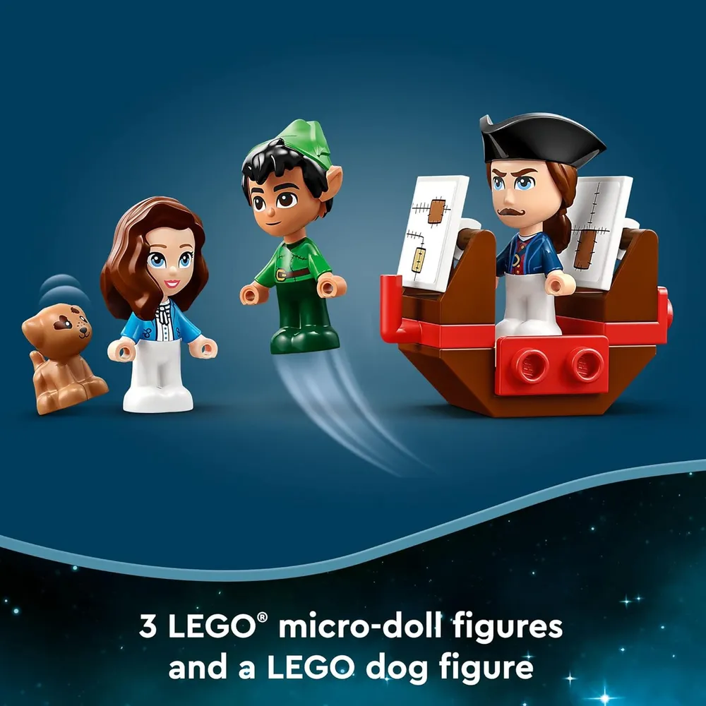 Lego Disney Peter Pan aventura del libro set portátil con barco pirata