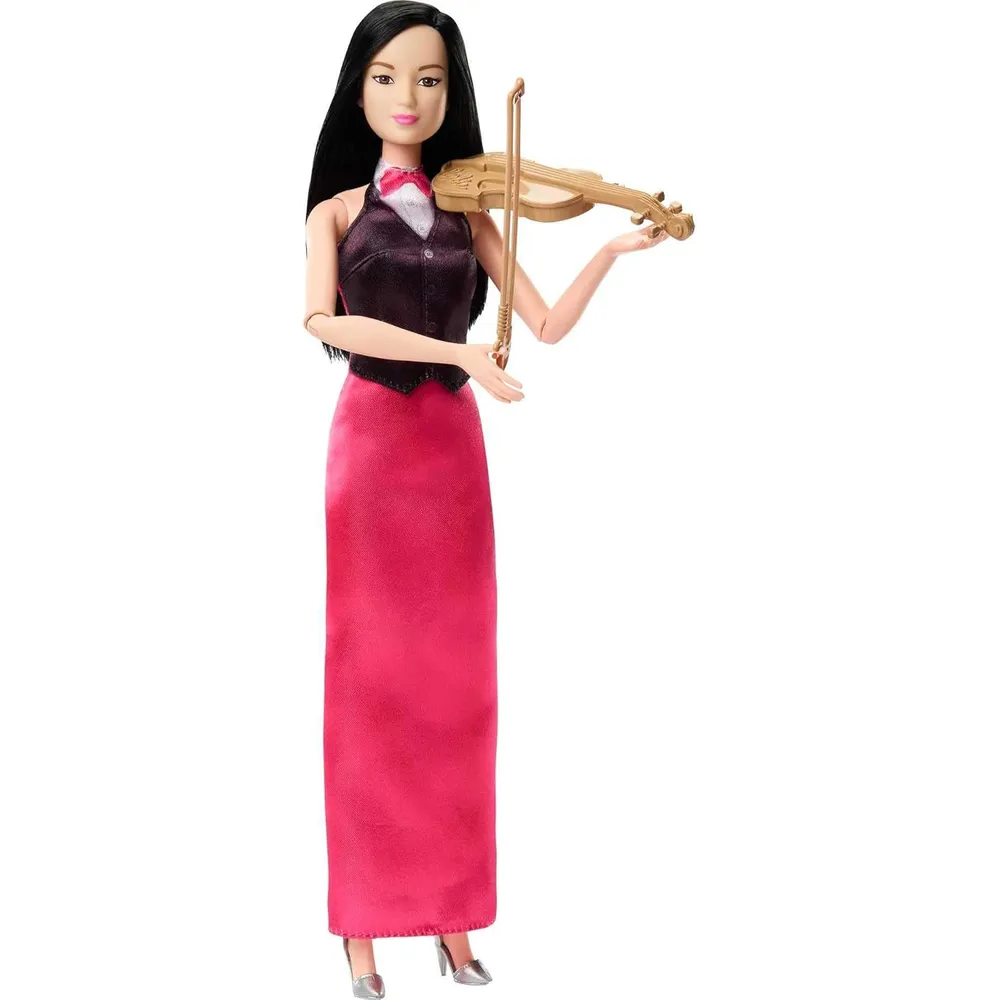 BARBIE MUÑECA VIOLINISTA PROFESIONAL CON VIOLÍN