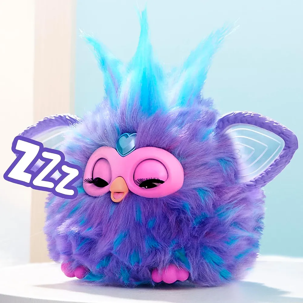 FURBY INTERACTIVO CON 15 ACCESORIOS DE MODA MORADO