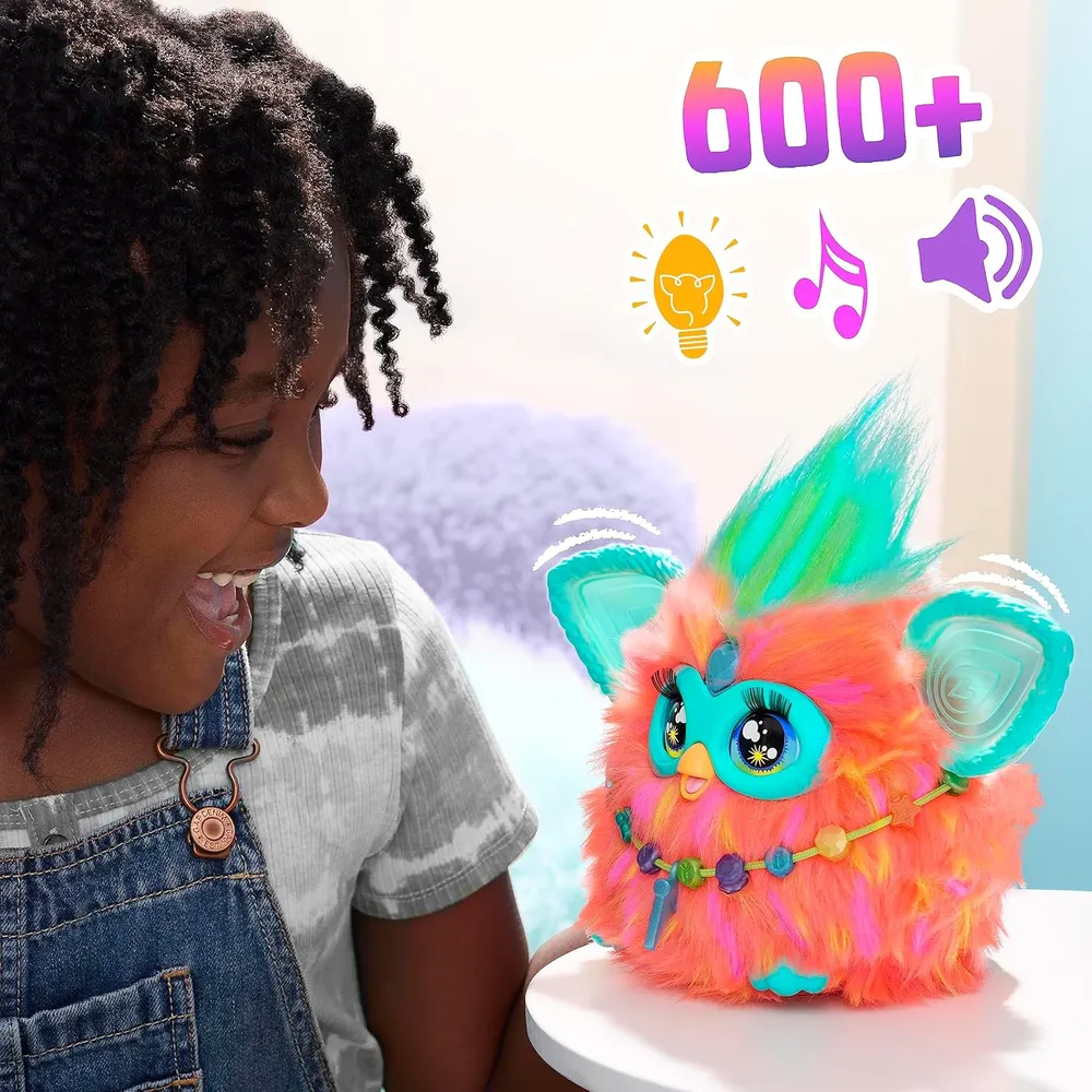 Furby Interactivo con 15 Accesorios | Coral