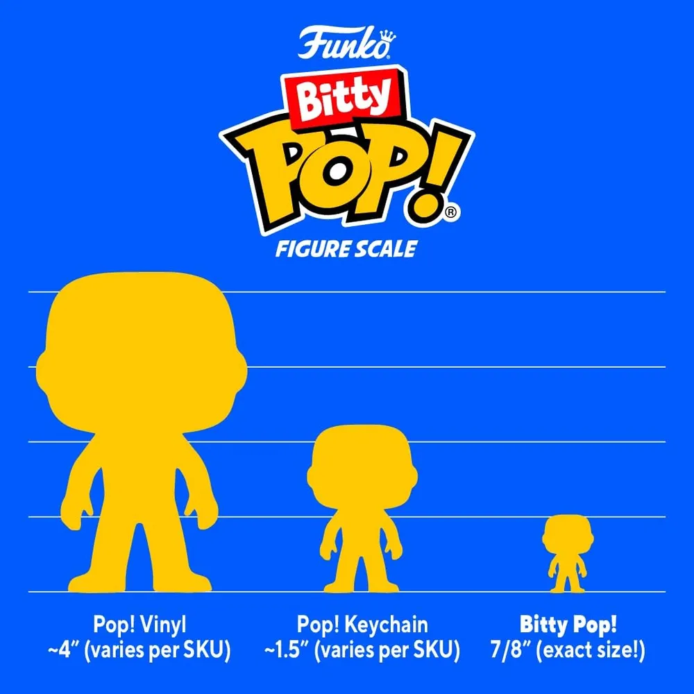 Funko Pop | Pack de 4 Bitty Princesas de Disney (Cenicienta, Blancanieves, Aurora y figura sorpresa)
