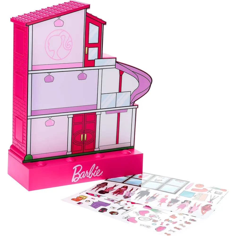 Paladone Barbie Dreamhouse, luz nocturna personalizable oficial