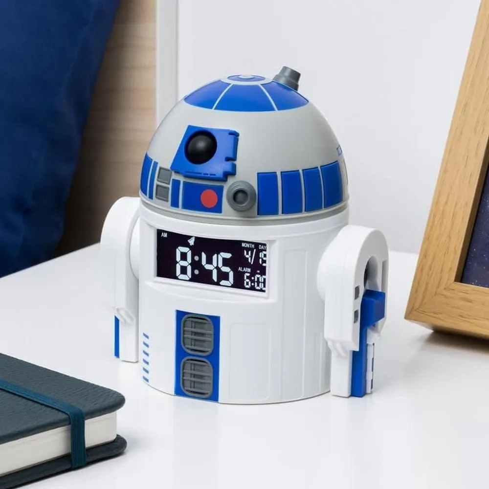 Paladone Star Wars R2-D2, reloj despertador USB 13 cm