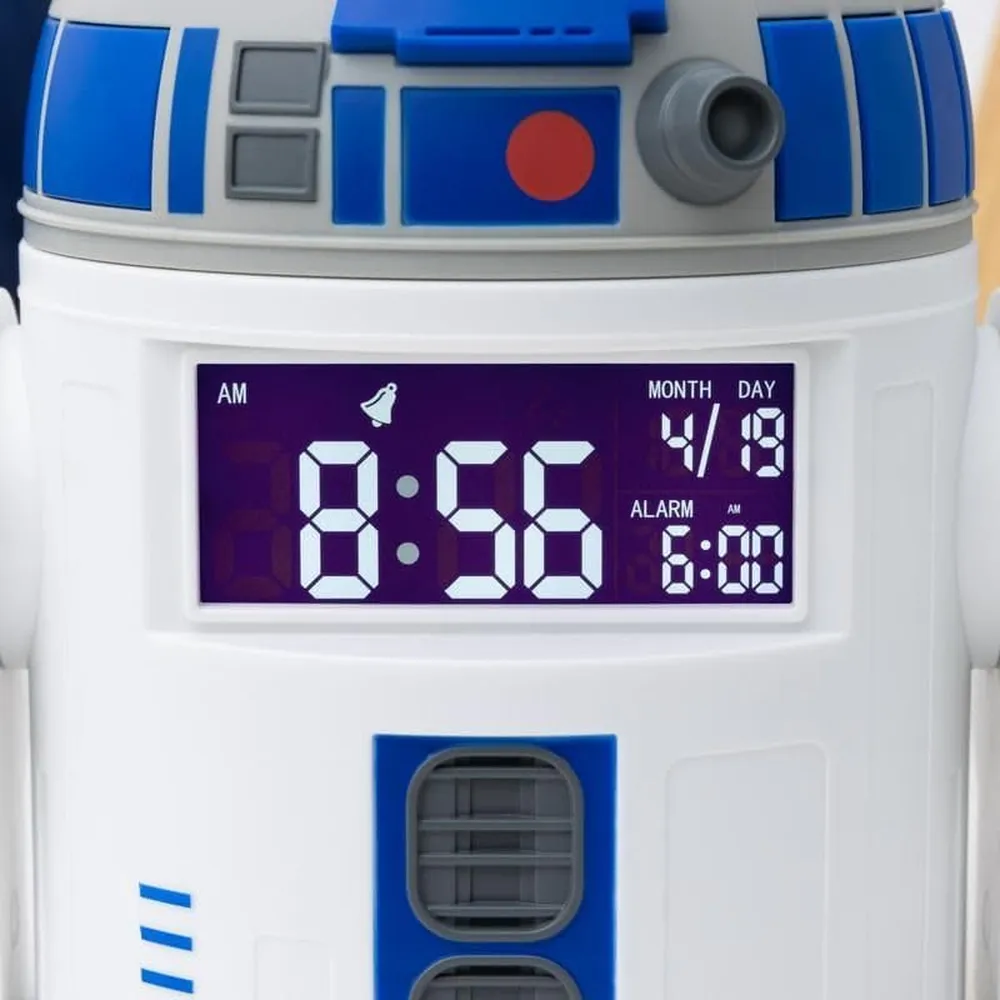 Paladone Star Wars R2-D2, reloj despertador USB 13 cm