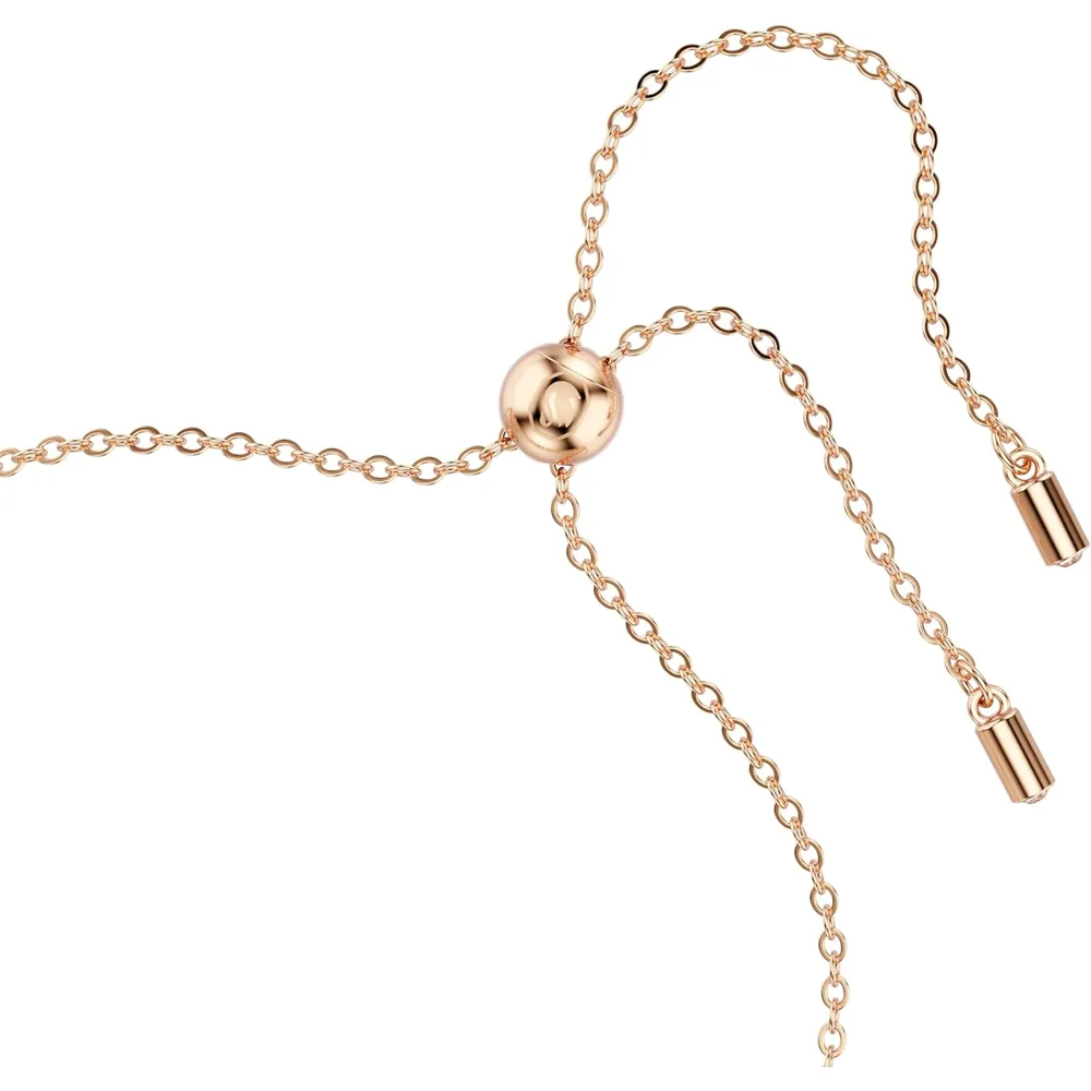SWAROVSKI PULSERA CRISTALES REDONDA IMBER EMILY ACABADO ORO ROSA PARA MUJER | ROSADO / DORADO